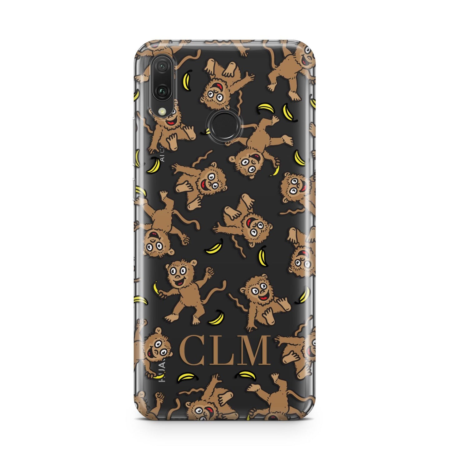 Personalised Monkey Initials Huawei Y9 2019