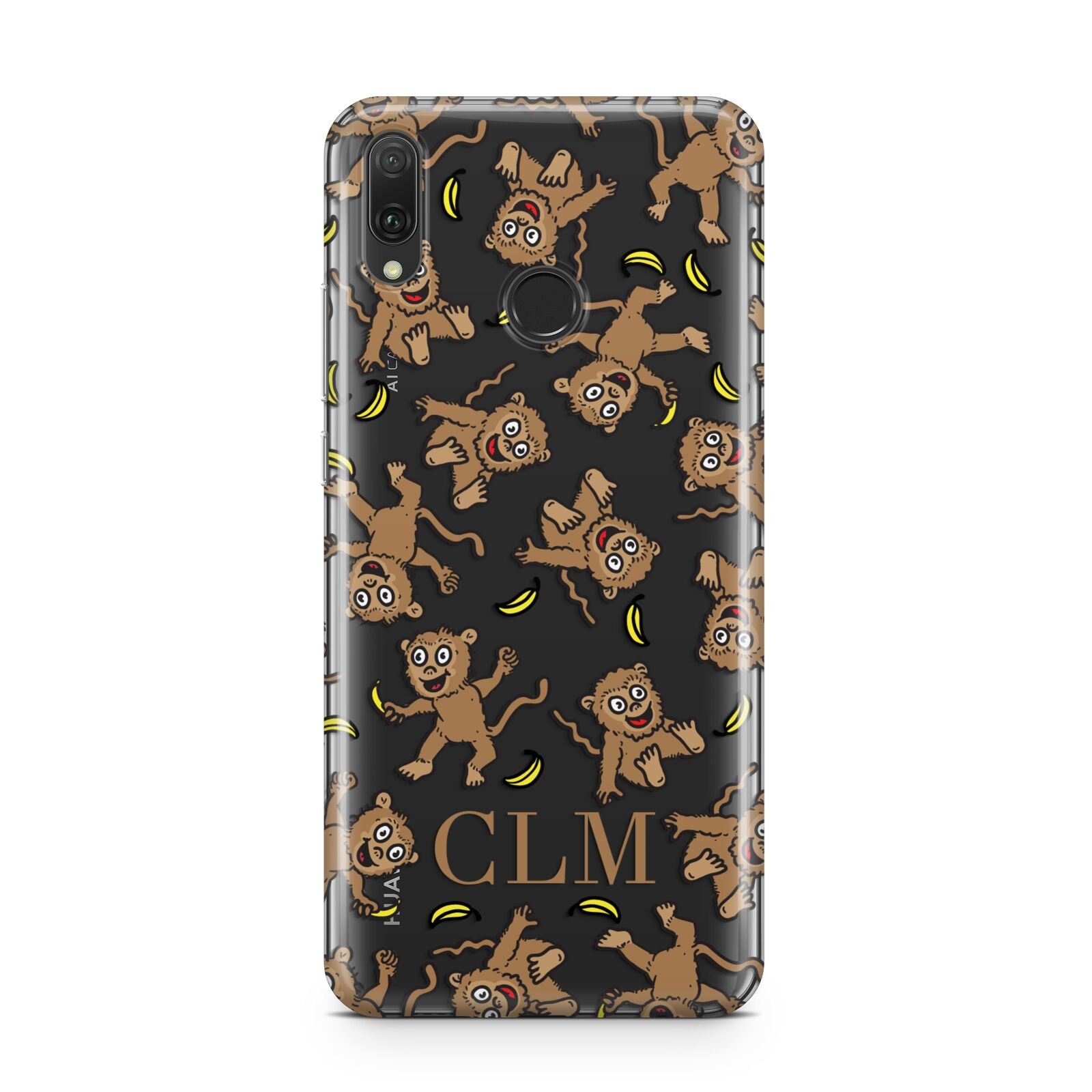 Personalised Monkey Initials Huawei Y9 2019