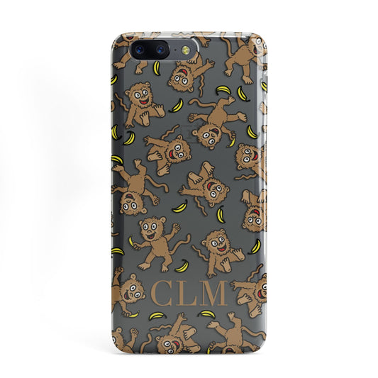 Personalised Monkey Initials OnePlus Case