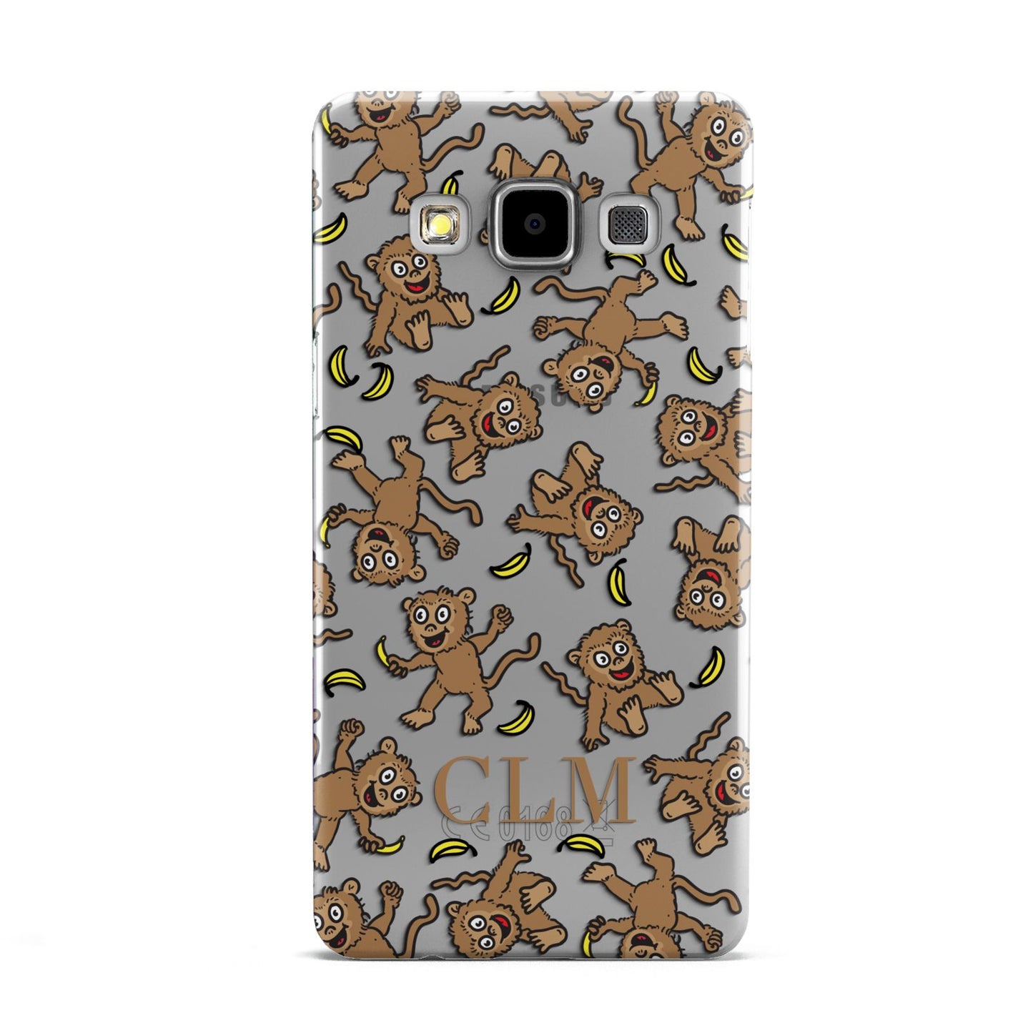 Personalised Monkey Initials Samsung Galaxy A5 Case