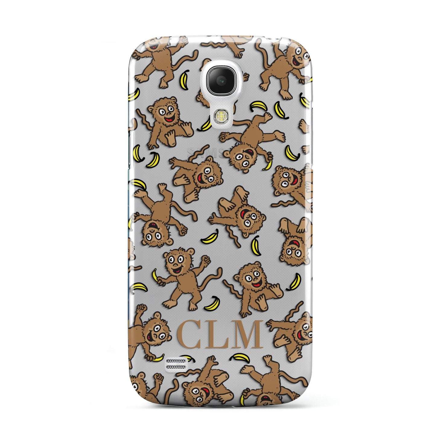 Personalised Monkey Initials Samsung Galaxy S4 Mini Case