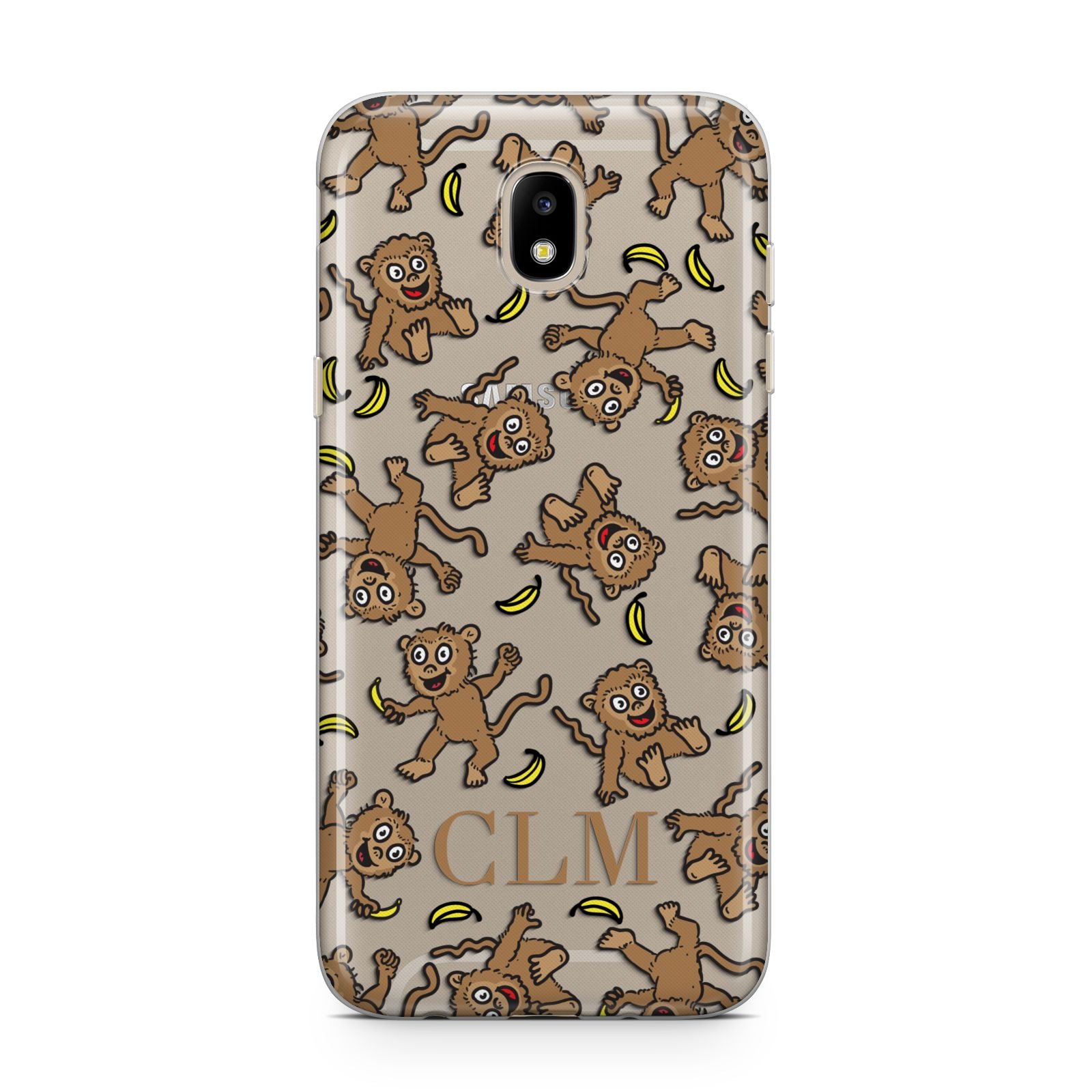 Personalised Monkey Initials Samsung J5 2017 Case