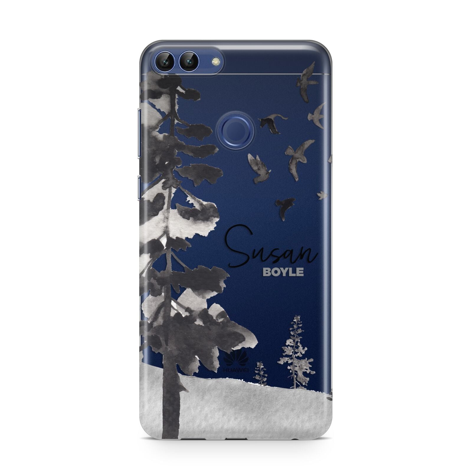 Personalised Monochrome Forest Huawei P Smart Case