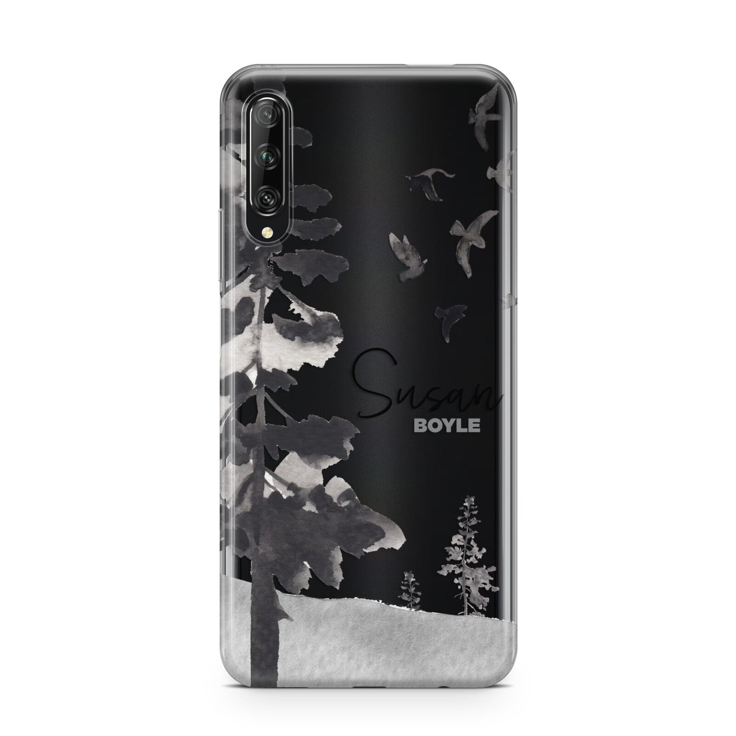 Personalised Monochrome Forest Huawei P Smart Pro 2019