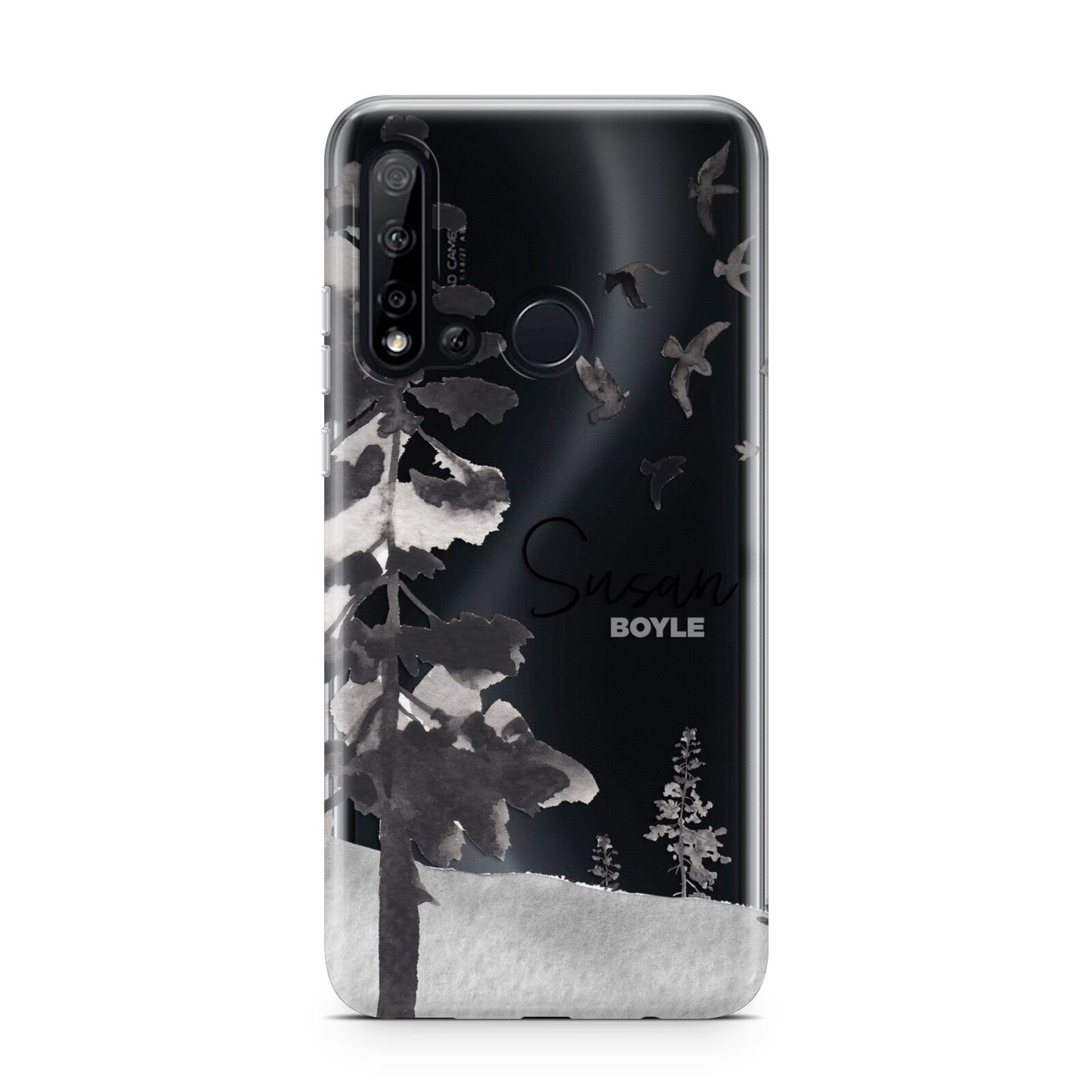 Personalised Monochrome Forest Huawei P20 Lite 5G Phone Case