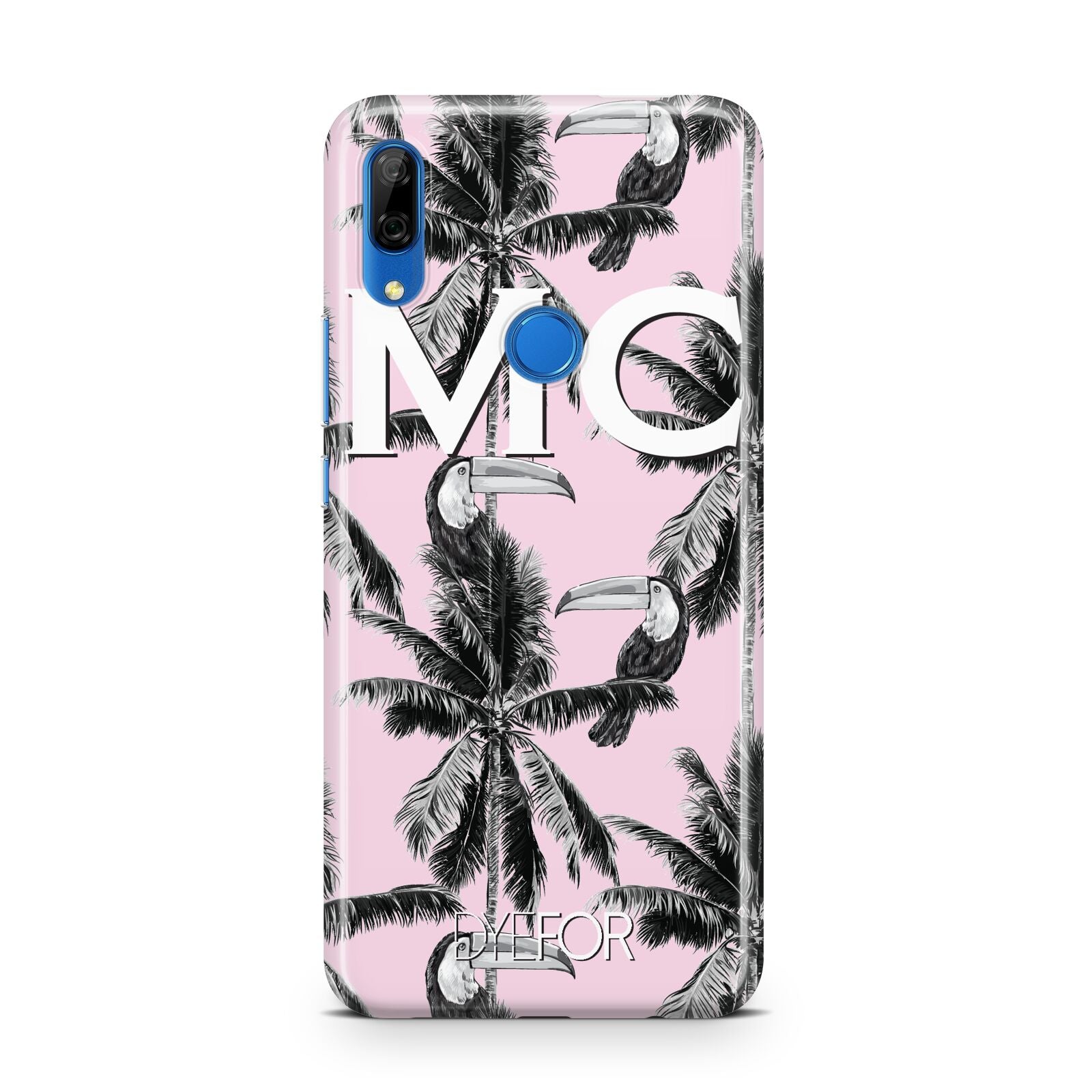 Personalised Monochrome Pink Toucan Huawei P Smart Z