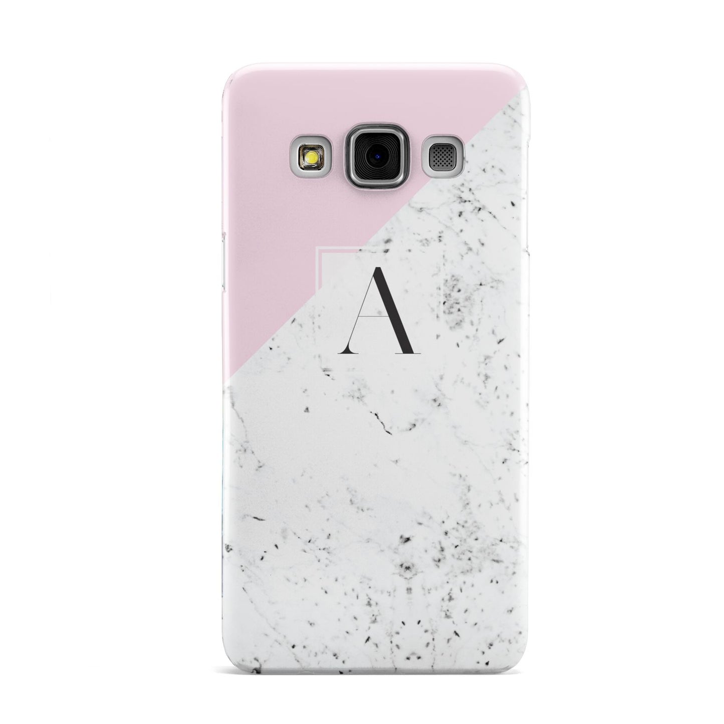 Personalised Monogram Initial Letter Marble Samsung Galaxy A3 Case