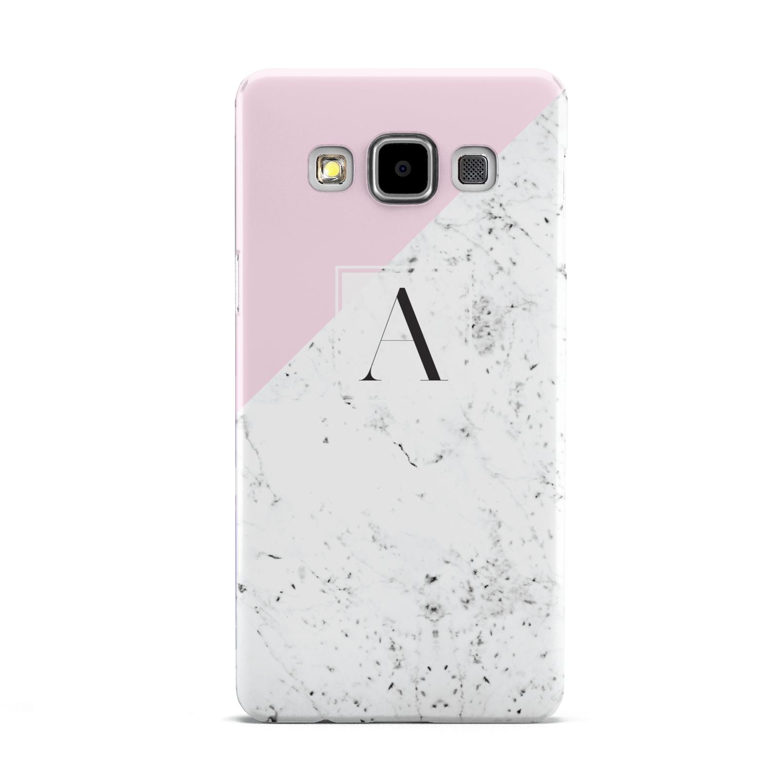 Personalised Monogram Initial Letter Marble Samsung Galaxy A5 Case