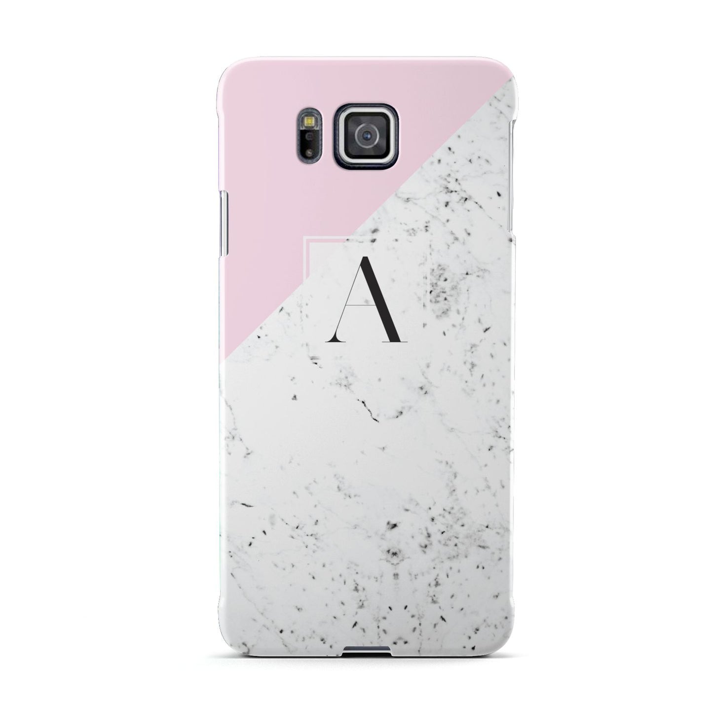 Personalised Monogram Initial Letter Marble Samsung Galaxy Alpha Case