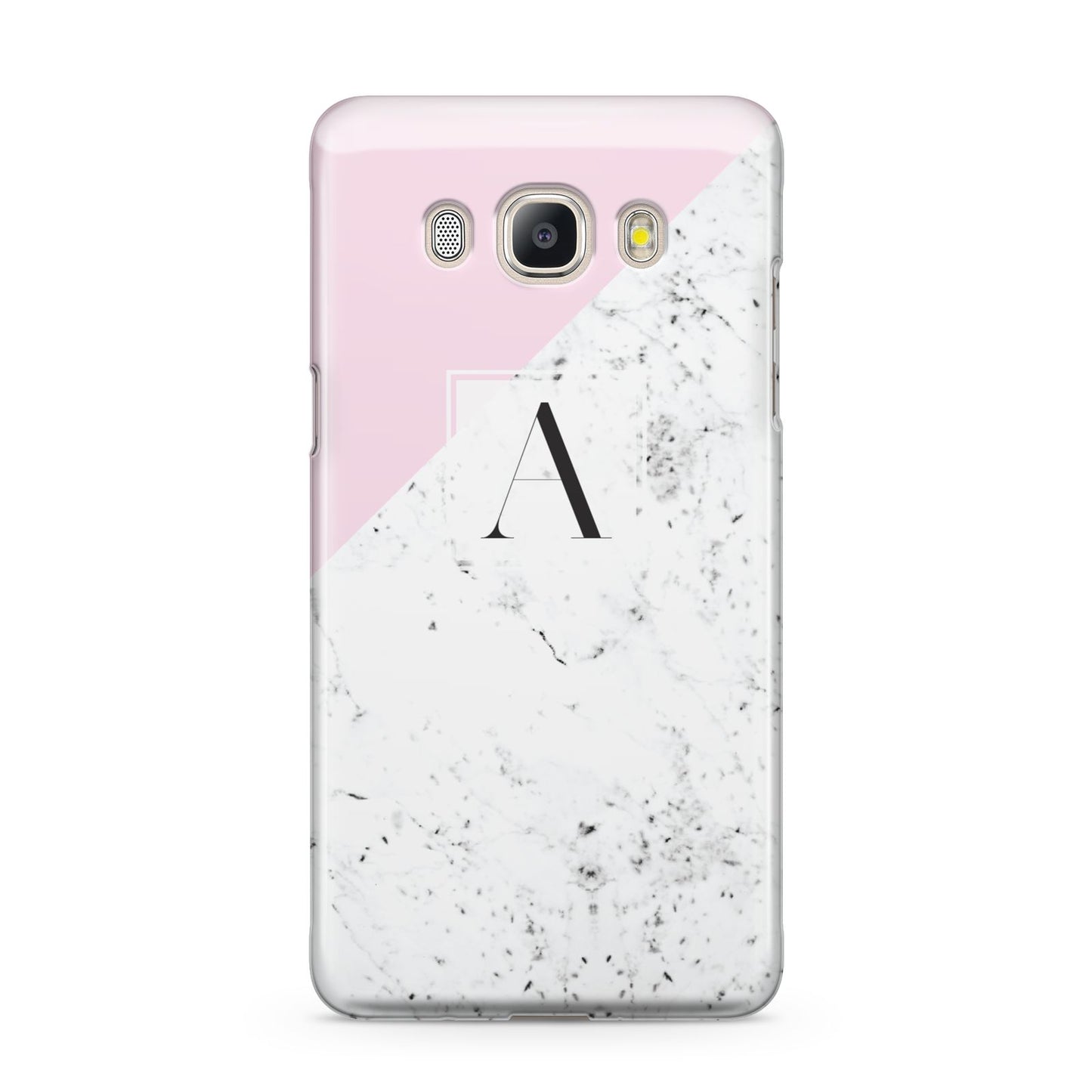 Personalised Monogram Initial Letter Marble Samsung Galaxy J5 2016 Case