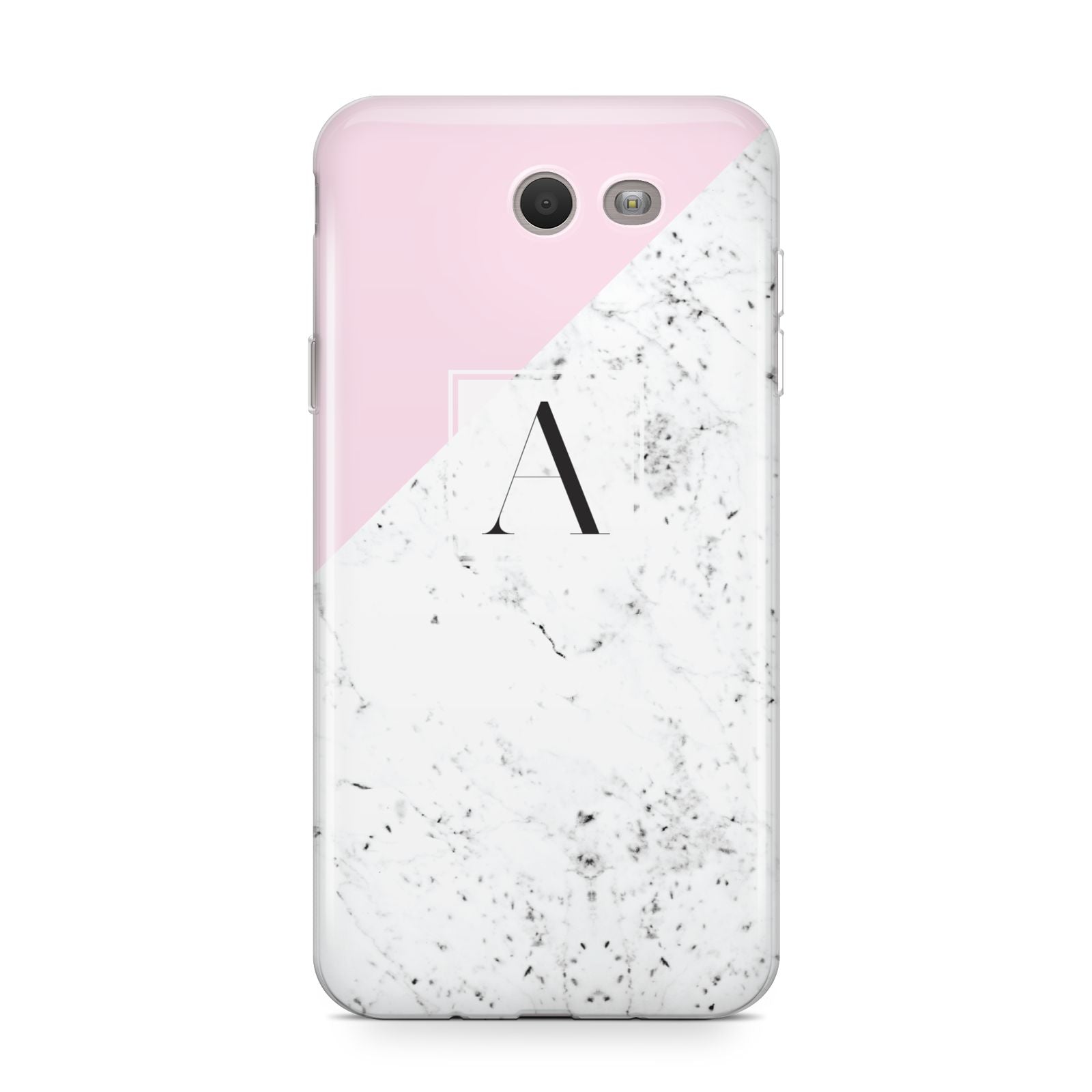 Personalised Monogram Initial Letter Marble Samsung Galaxy J7 2017 Case