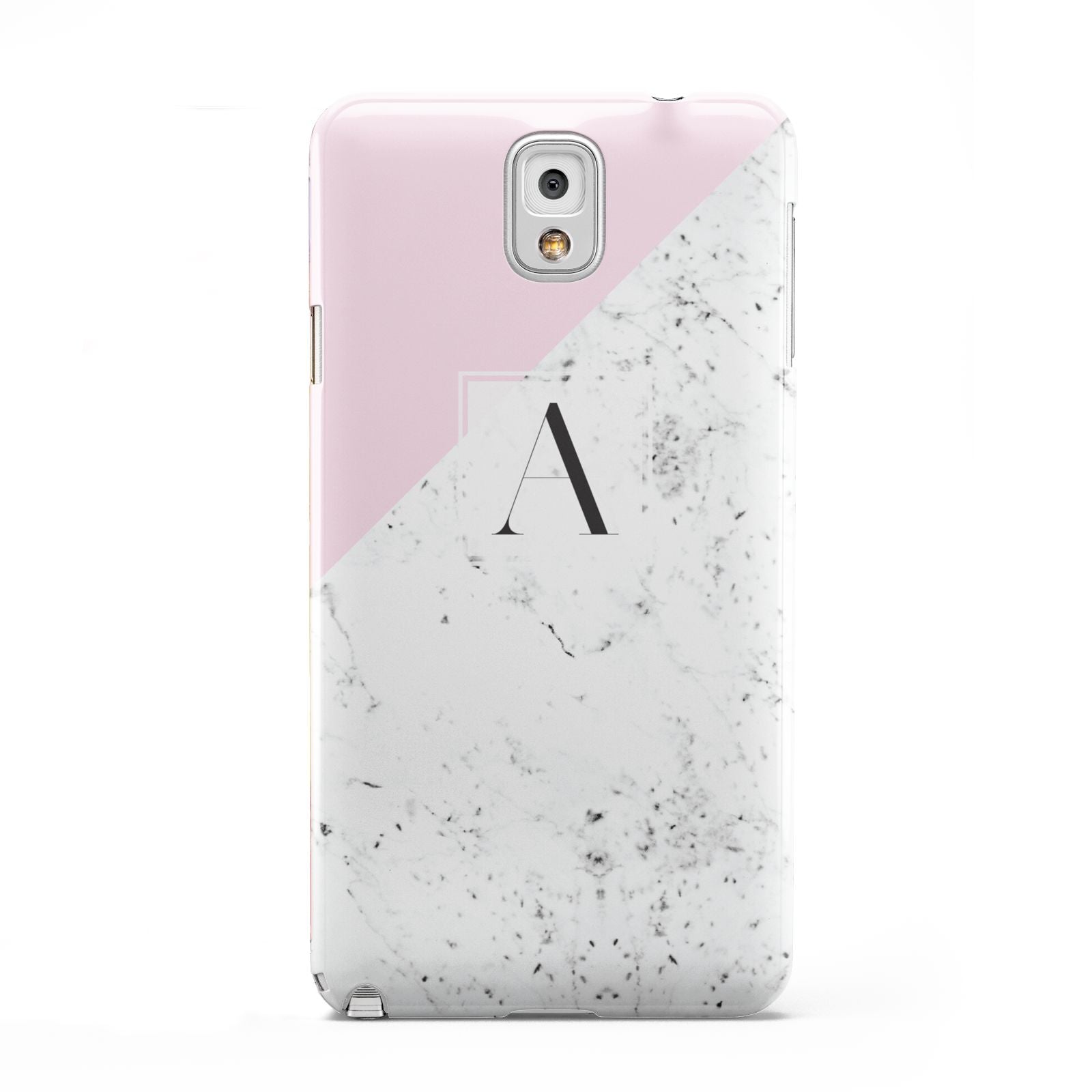 Personalised Monogram Initial Letter Marble Samsung Galaxy Note 3 Case