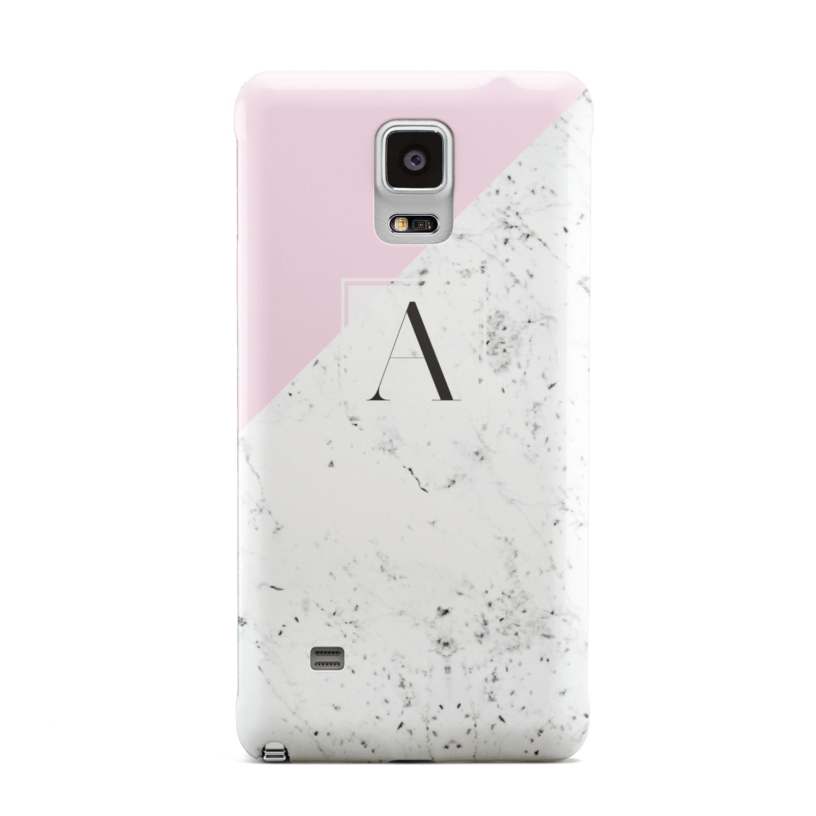 Personalised Monogram Initial Letter Marble Samsung Galaxy Note 4 Case