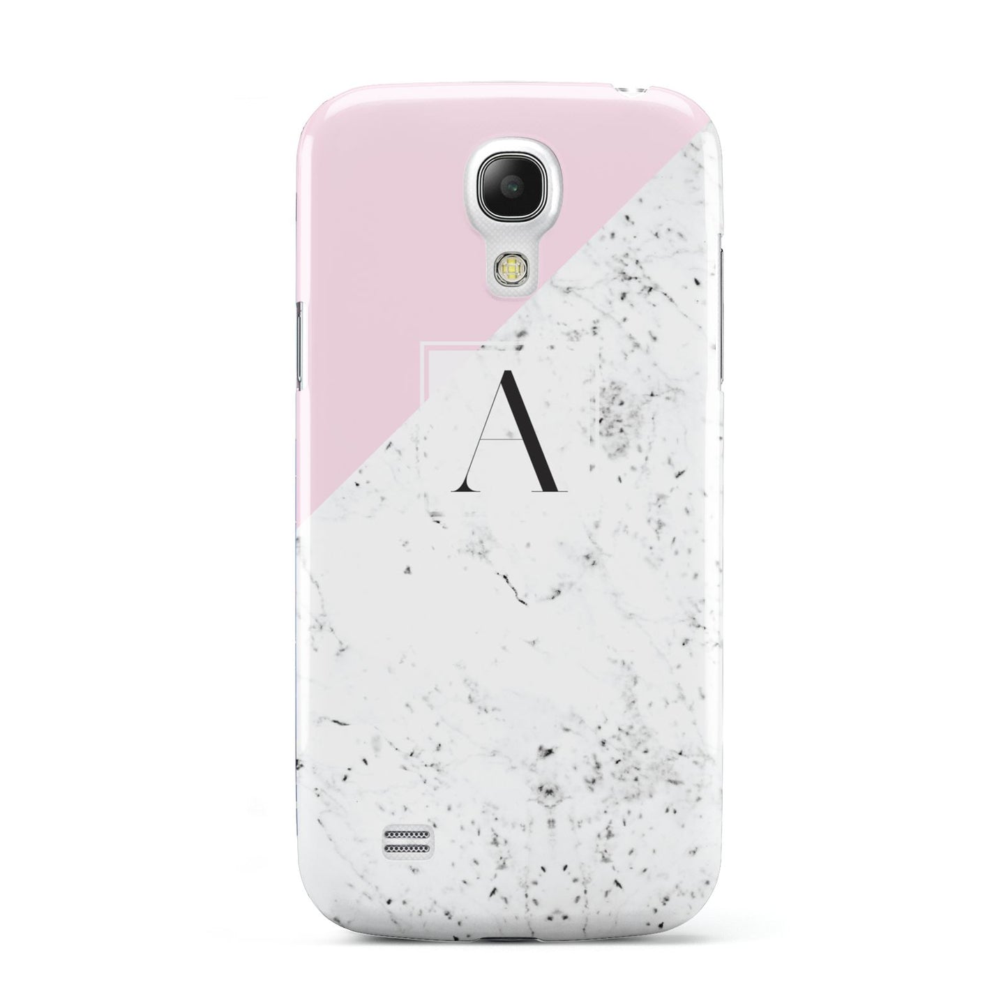 Personalised Monogram Initial Letter Marble Samsung Galaxy S4 Mini Case