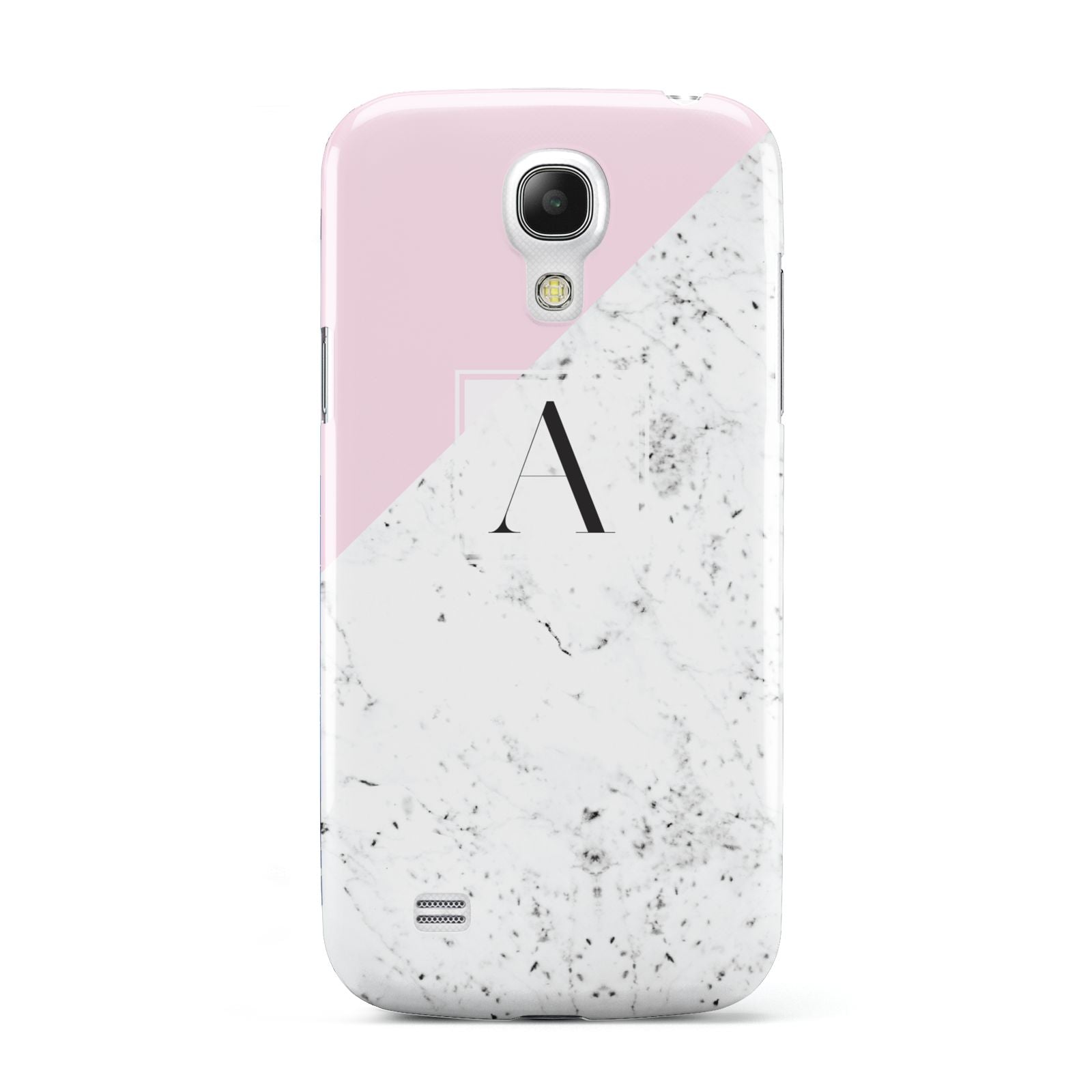 Personalised Monogram Initial Letter Marble Samsung Galaxy S4 Mini Case