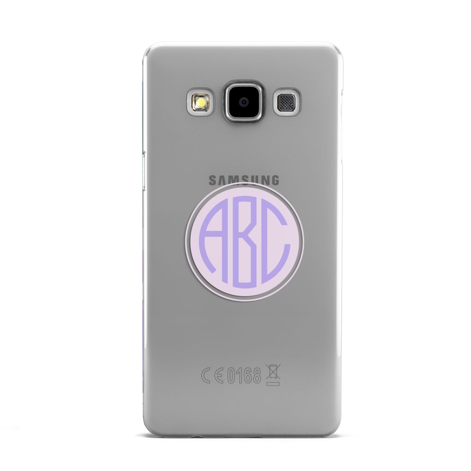 Personalised Monogram Initials Custom Clear Samsung Galaxy A5 Case