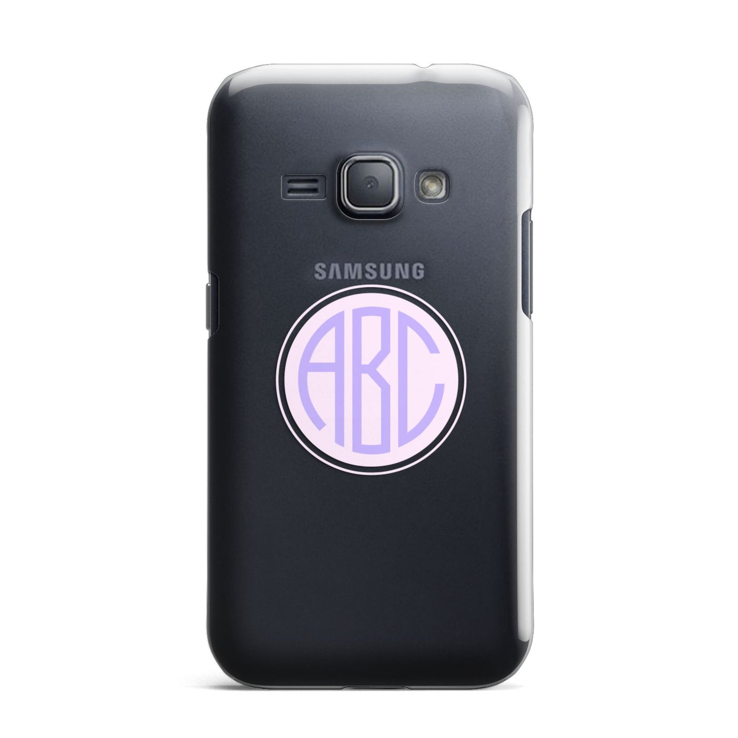 Personalised Monogram Initials Custom Clear Samsung Galaxy J1 2016 Case