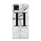 Personalised Monogram Marble Initial Huawei Enjoy 20 Phone Case