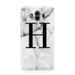 Personalised Monogram Marble Initial Huawei Mate 10 Protective Phone Case