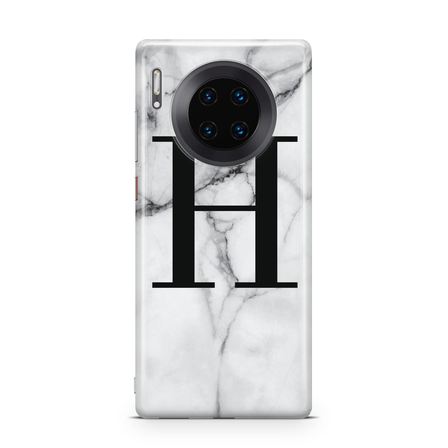 Personalised Monogram Marble Initial Huawei Mate 30 Pro Phone Case