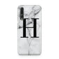 Personalised Monogram Marble Initial Huawei P20 Pro Phone Case