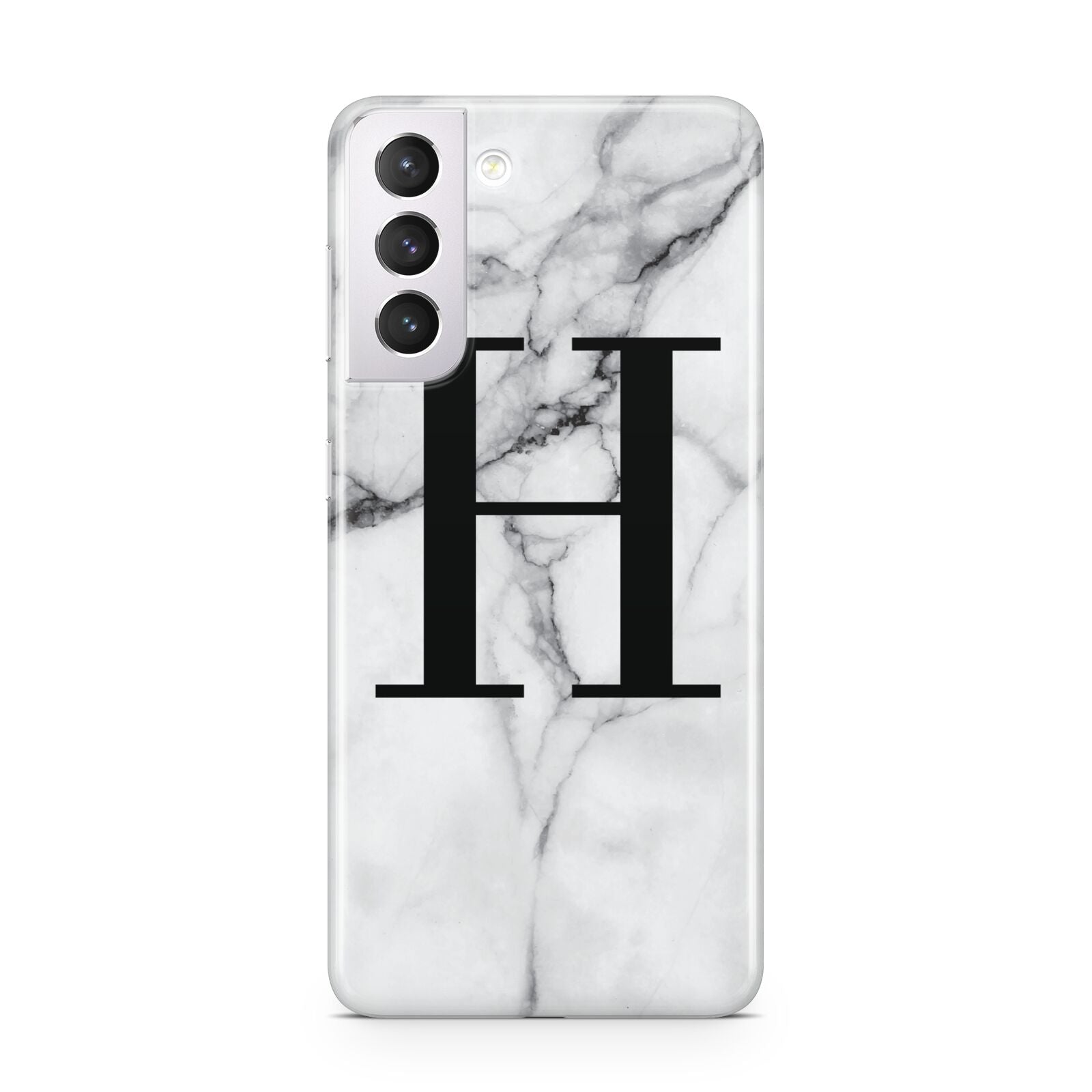 For Samsung S23 Plus Ultra S22 S21 FE S20 Phone Case Personalise Marble  Monogram