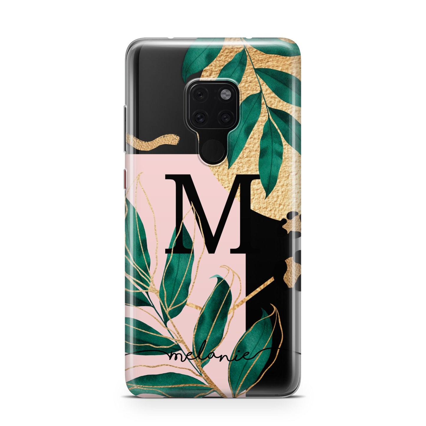 Personalised Monogram Tropical Huawei Mate 20 Phone Case