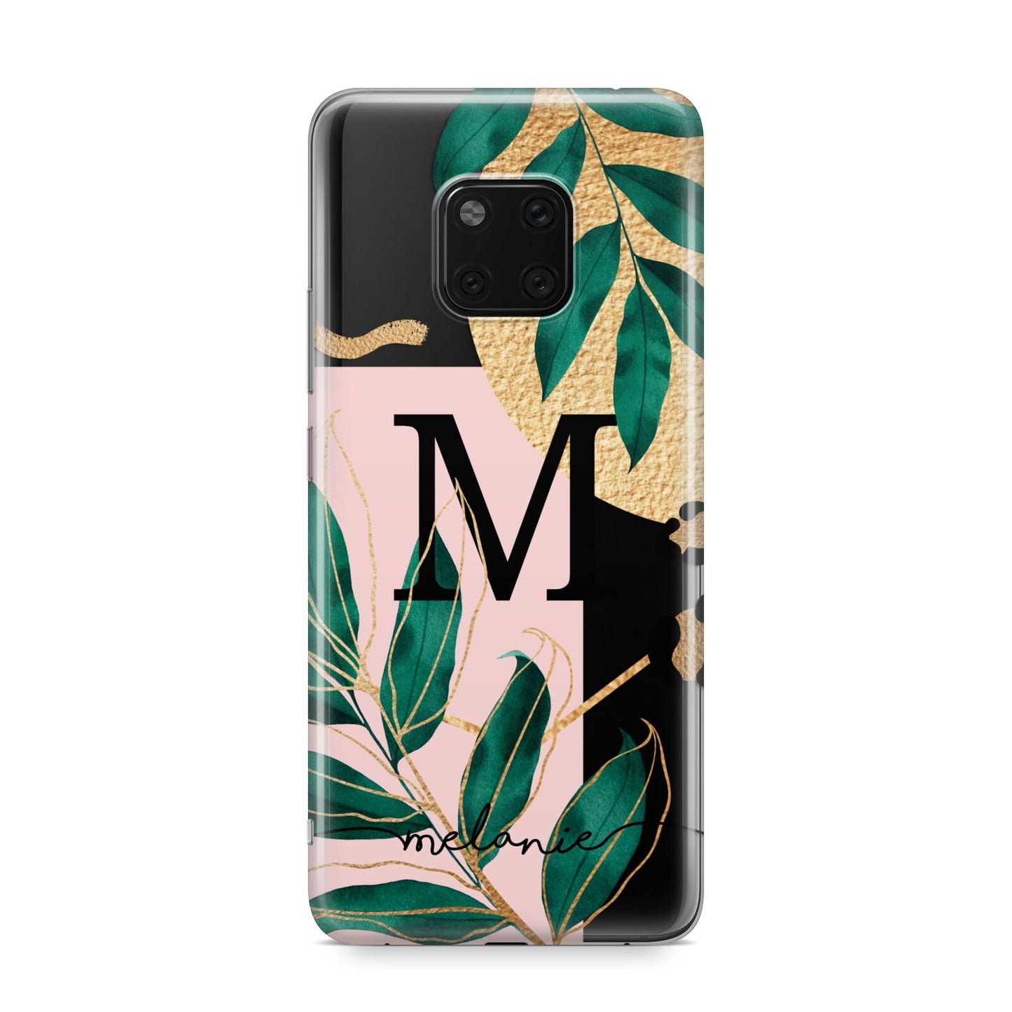 Personalised Monogram Tropical Huawei Mate 20 Pro Phone Case