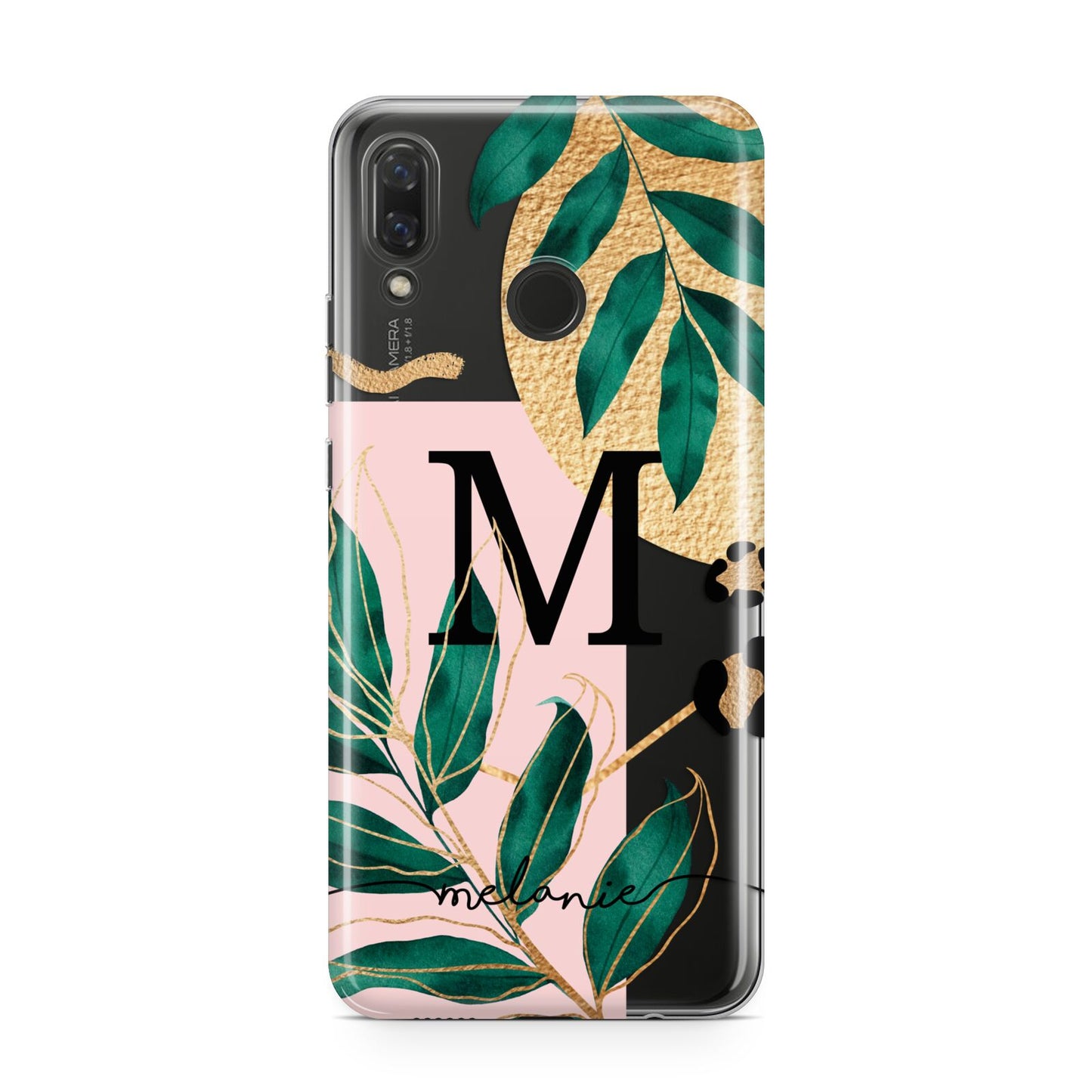 Personalised Monogram Tropical Huawei Nova 3 Phone Case