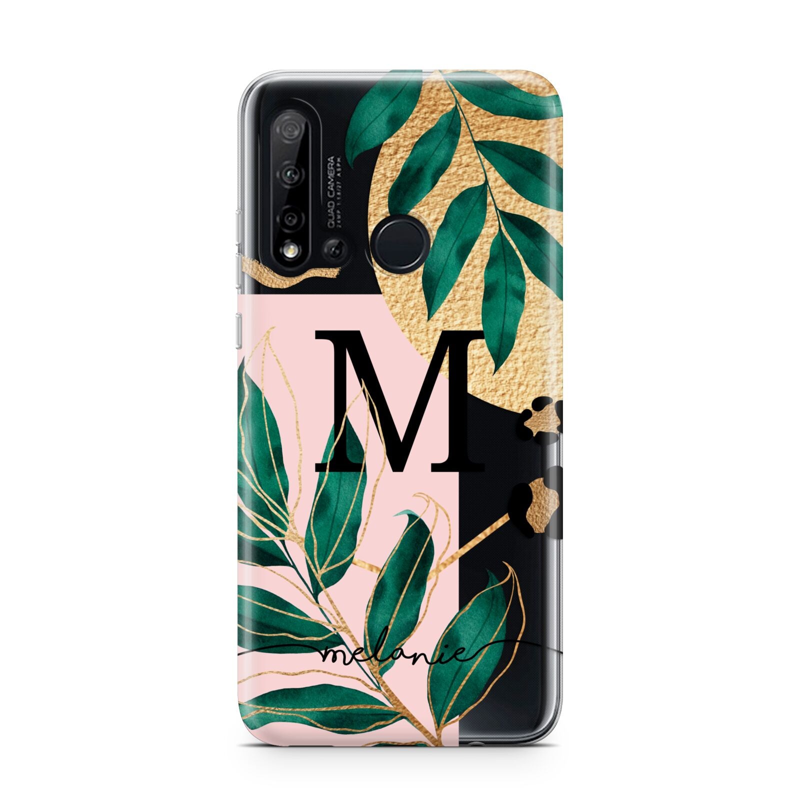 Personalised Monogram Tropical Huawei P20 Lite 5G Phone Case