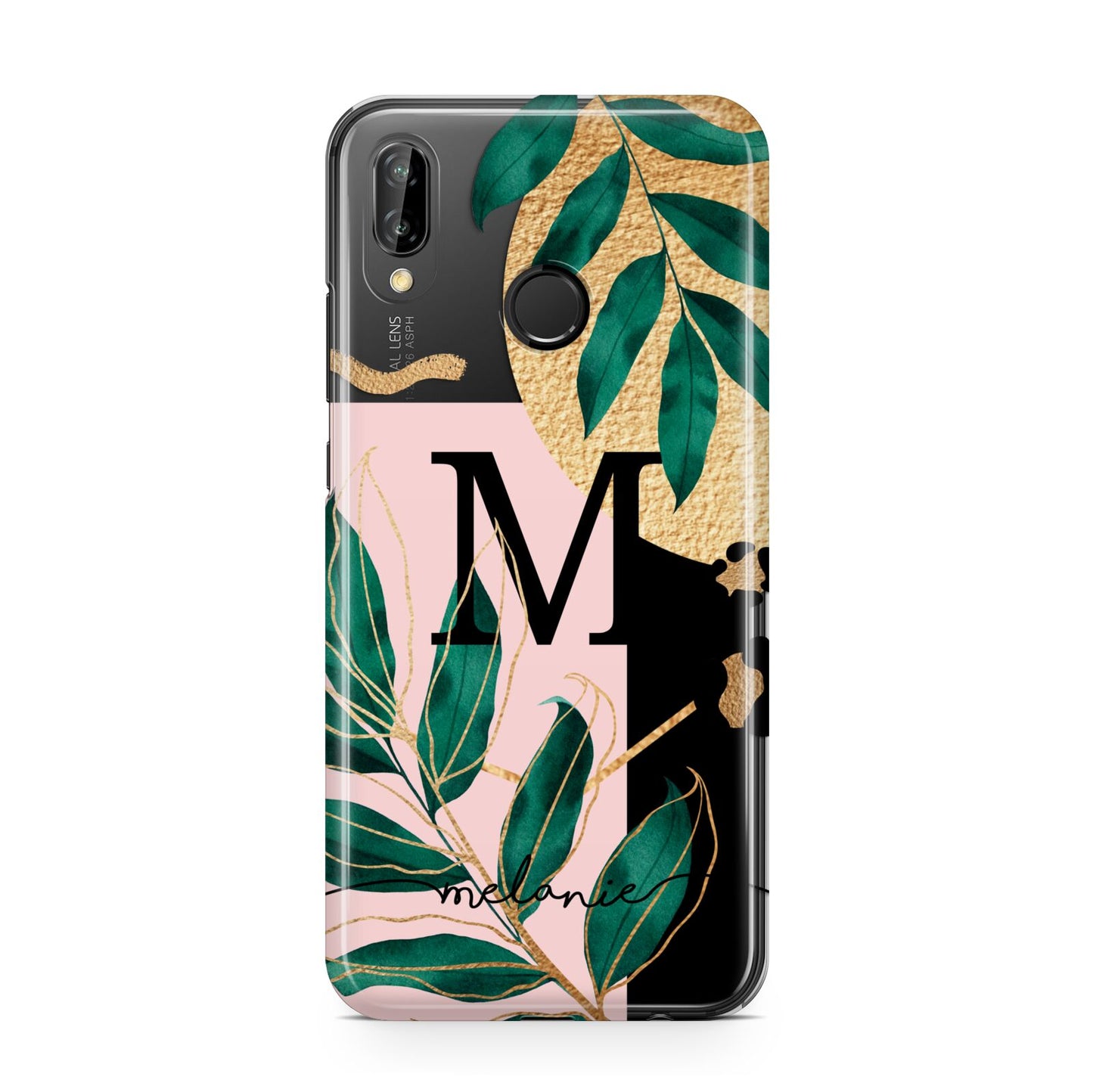 Personalised Monogram Tropical Huawei P20 Lite Phone Case