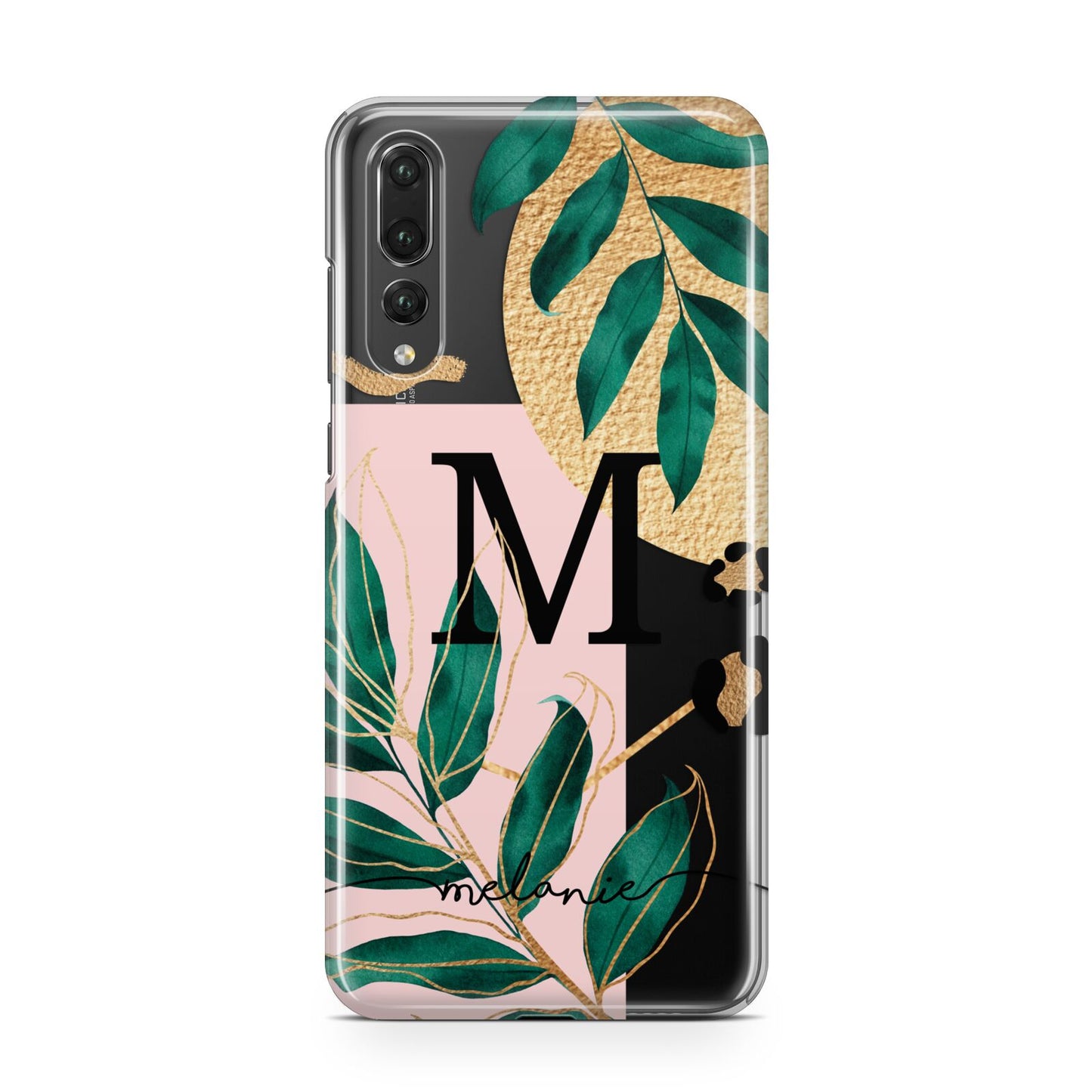 Personalised Monogram Tropical Huawei P20 Pro Phone Case