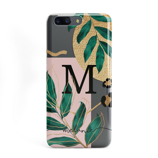 Personalised Monogram Tropical OnePlus Case