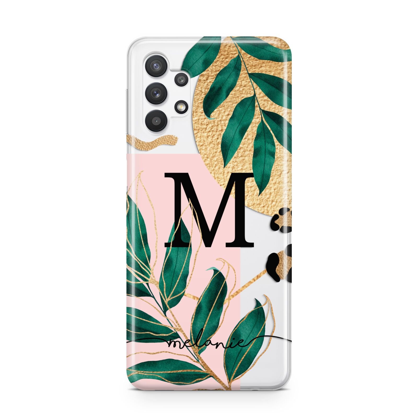 Personalised Monogram Tropical Samsung A32 5G Case