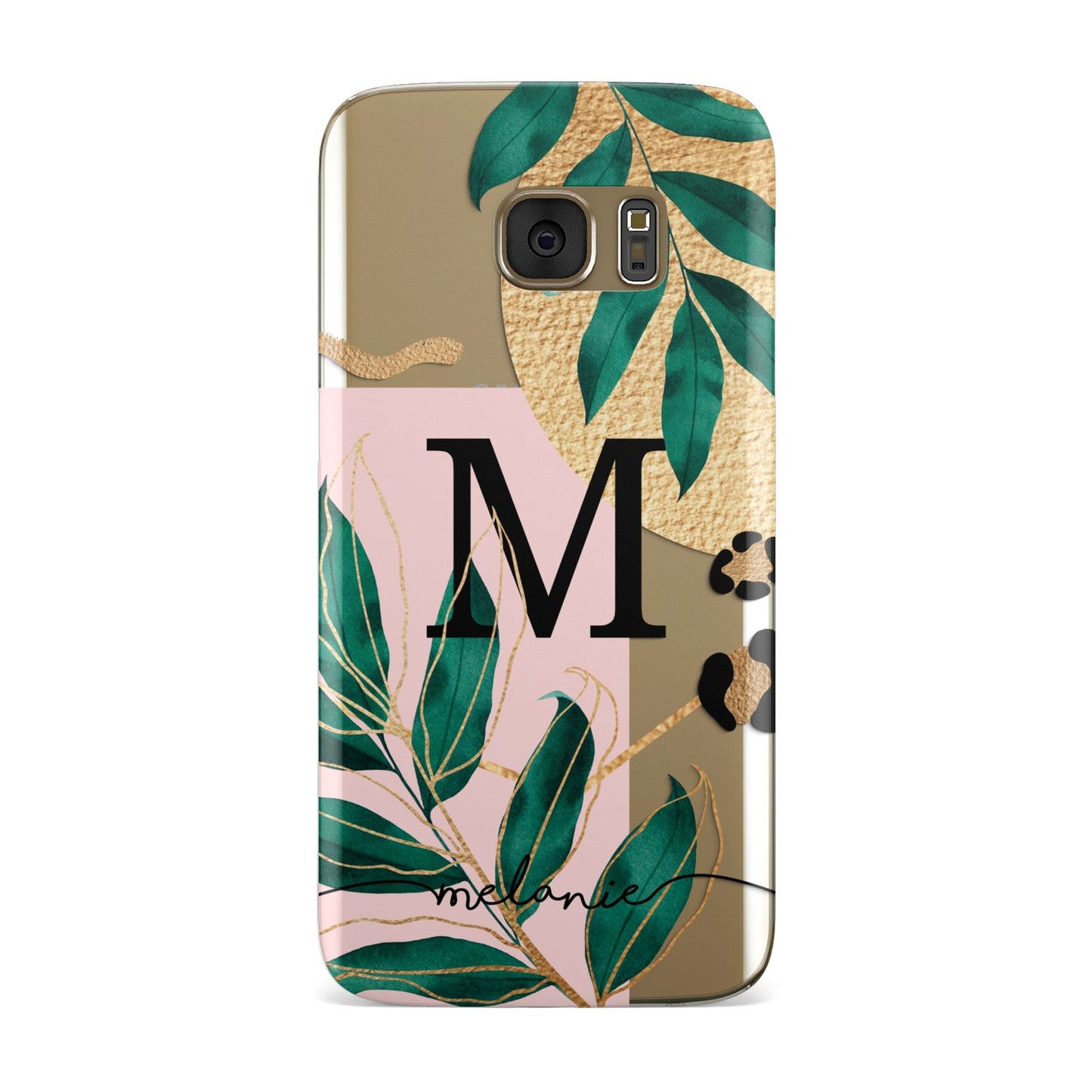 Personalised Monogram Tropical Samsung Galaxy Case