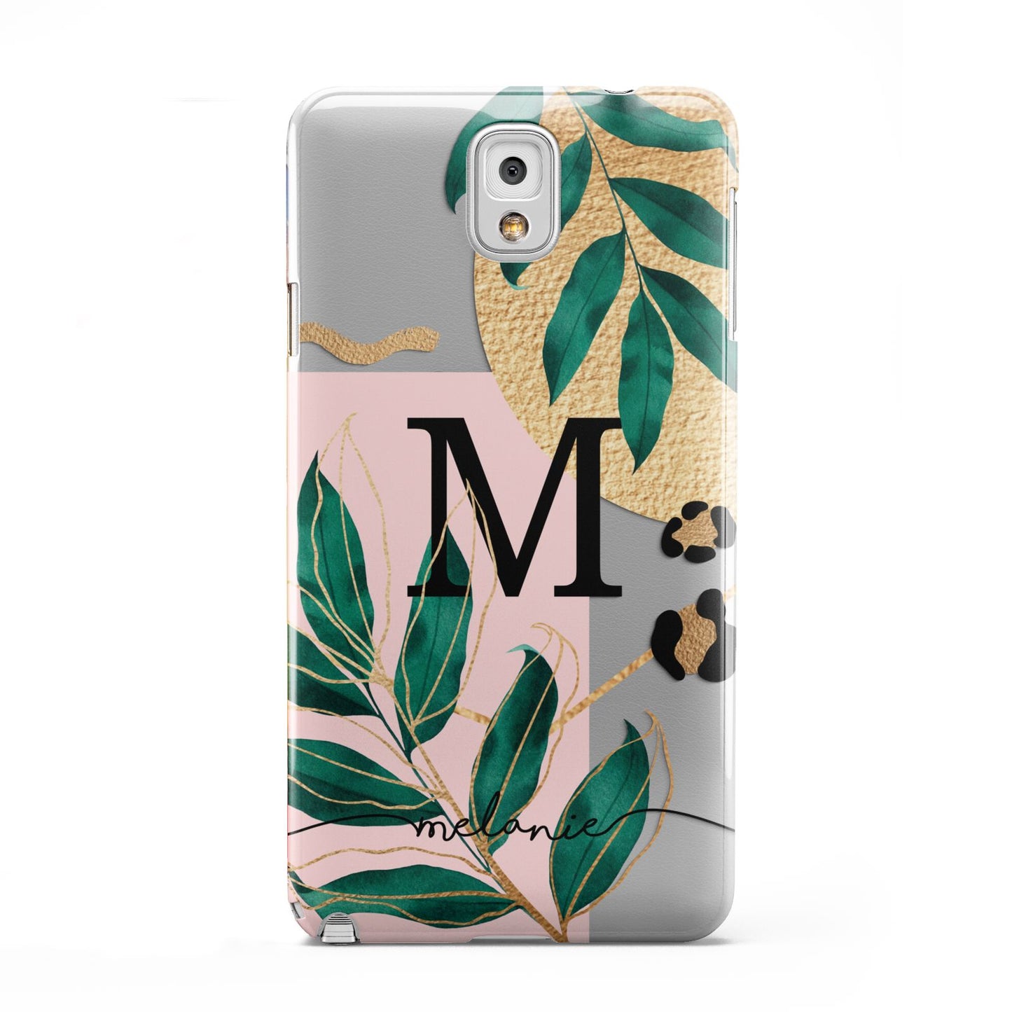 Personalised Monogram Tropical Samsung Galaxy Note 3 Case