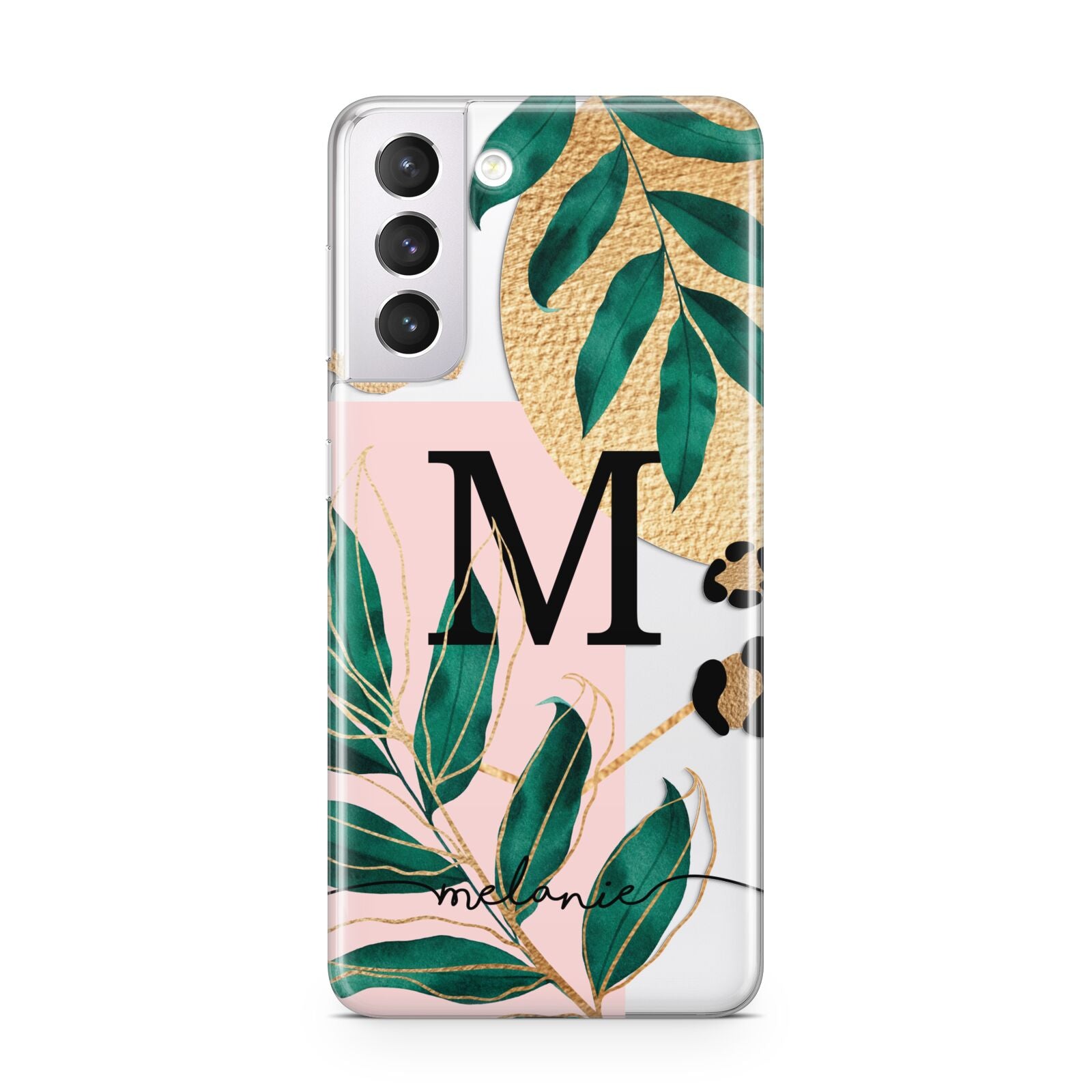 Personalised Monogram Tropical Samsung S21 Case