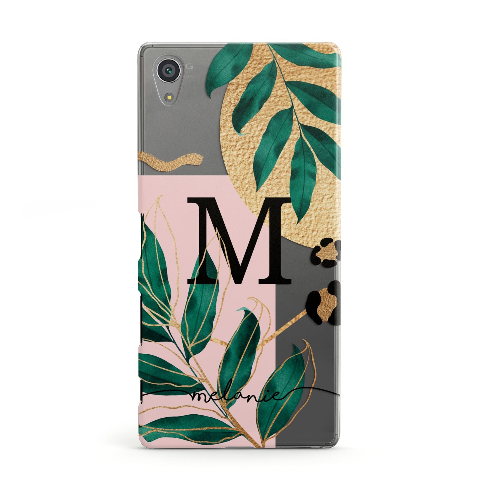Personalised Monogram Tropical Sony Xperia Case
