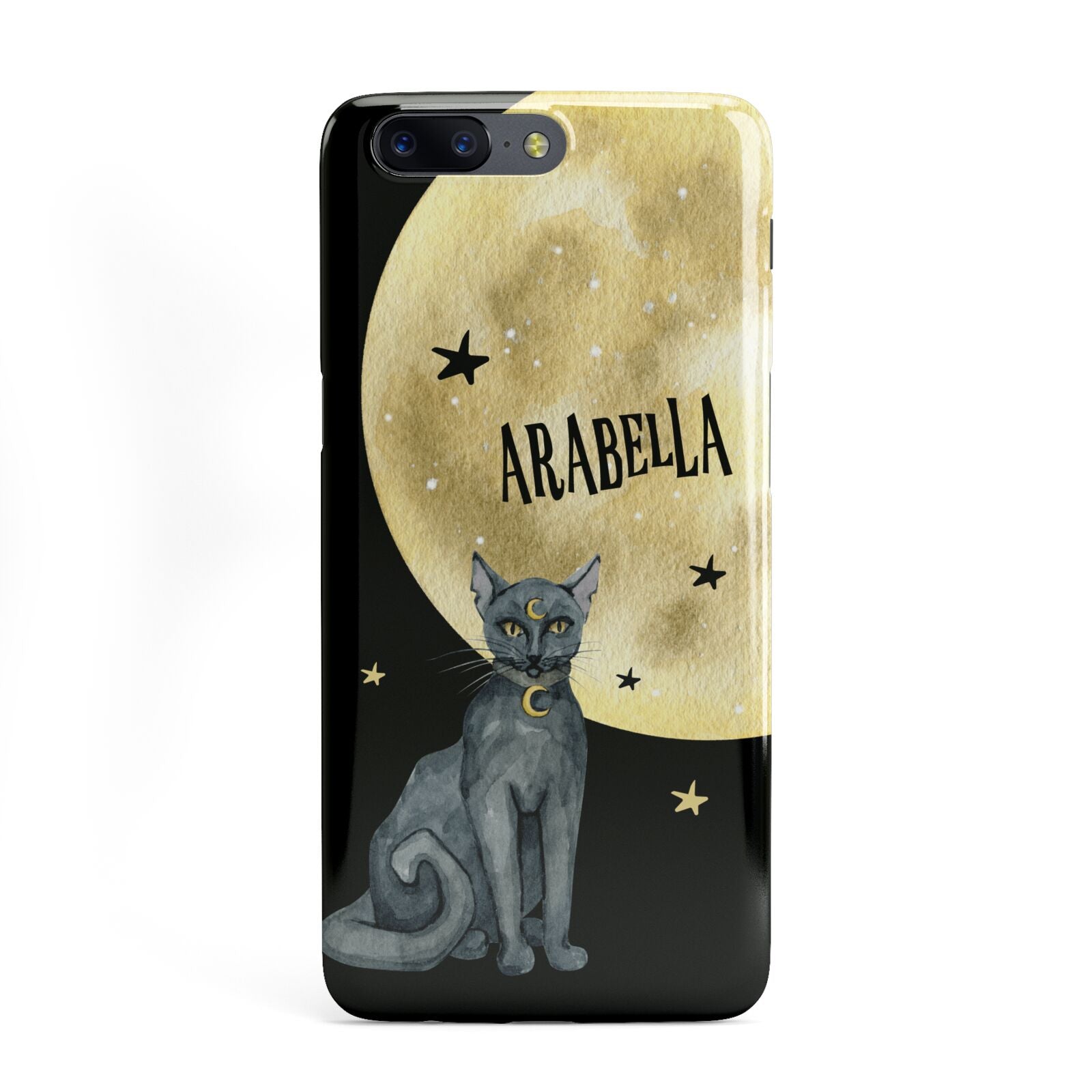 Personalised Moon Cat Halloween OnePlus Case