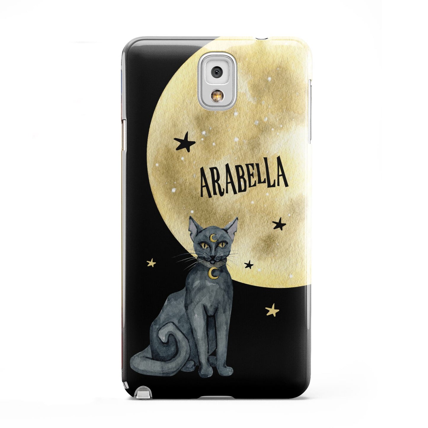 Personalised Moon Cat Halloween Samsung Galaxy Note 3 Case