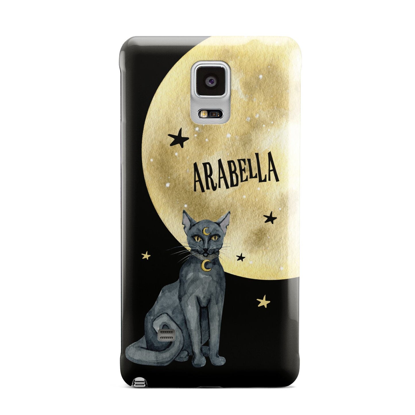 Personalised Moon Cat Halloween Samsung Galaxy Note 4 Case