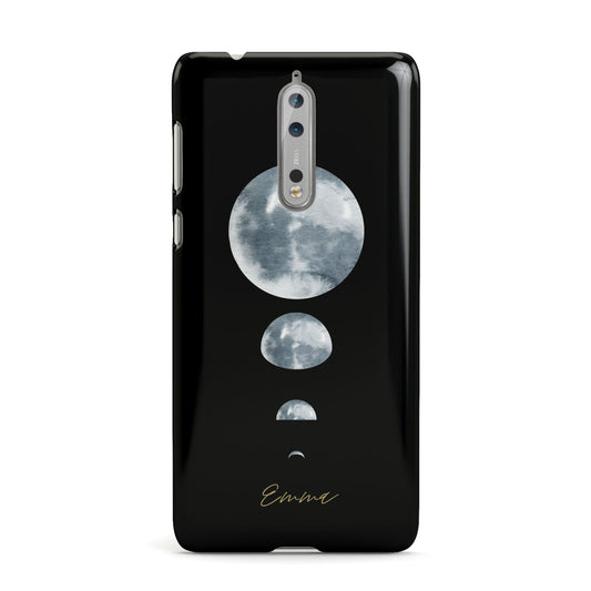 Personalised Moon Phases Nokia Case