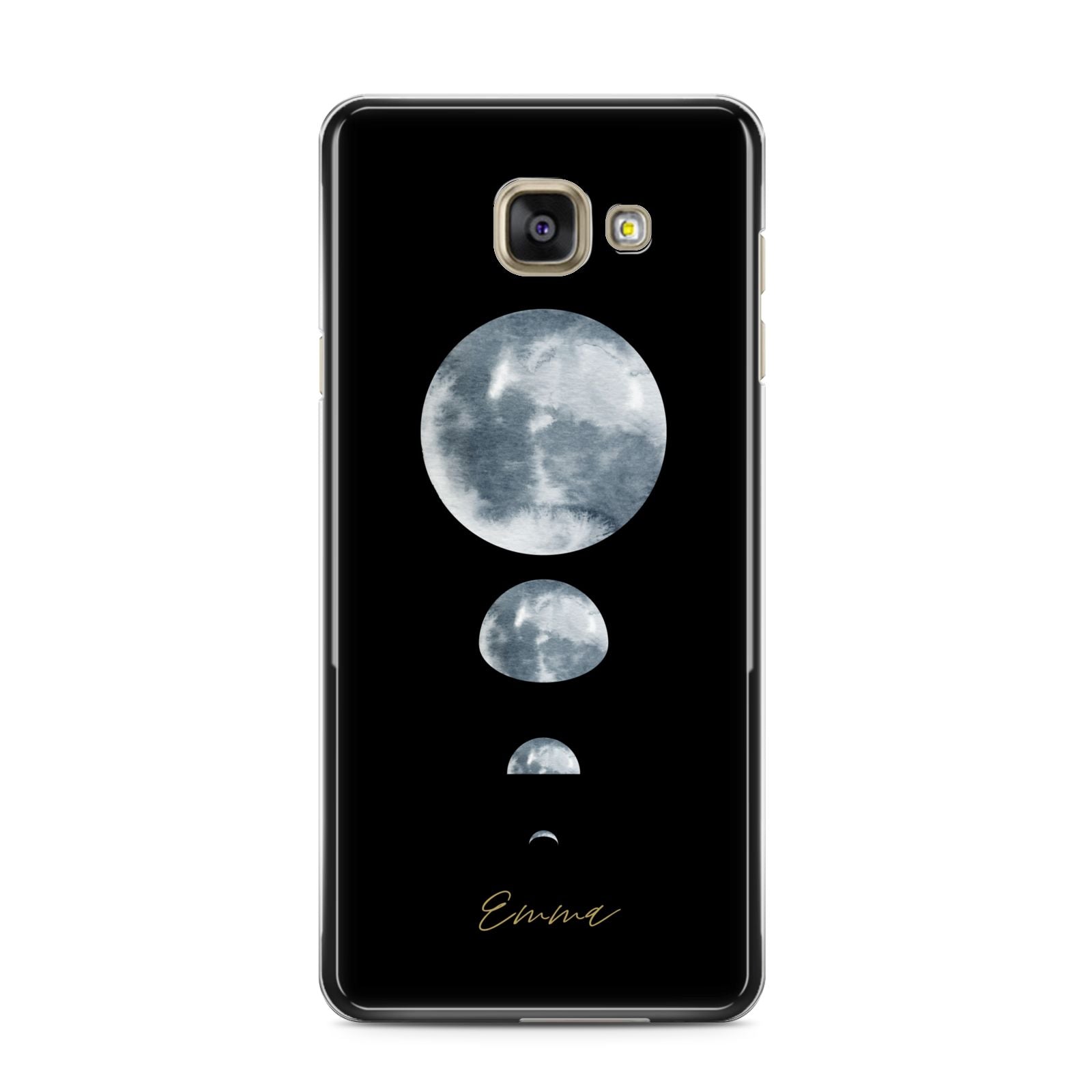 Personalised Moon Phases Samsung Galaxy A3 2016 Case on gold phone