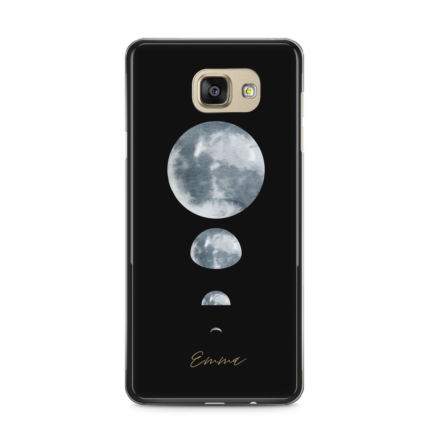 Personalised Moon Phases Samsung Galaxy A5 2016 Case on gold phone