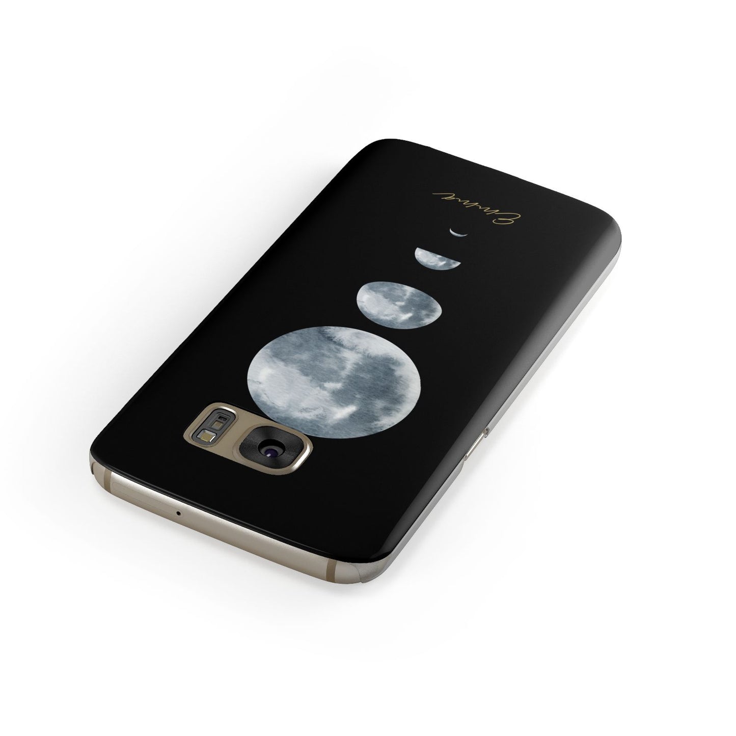 Personalised Moon Phases Samsung Galaxy Case Front Close Up