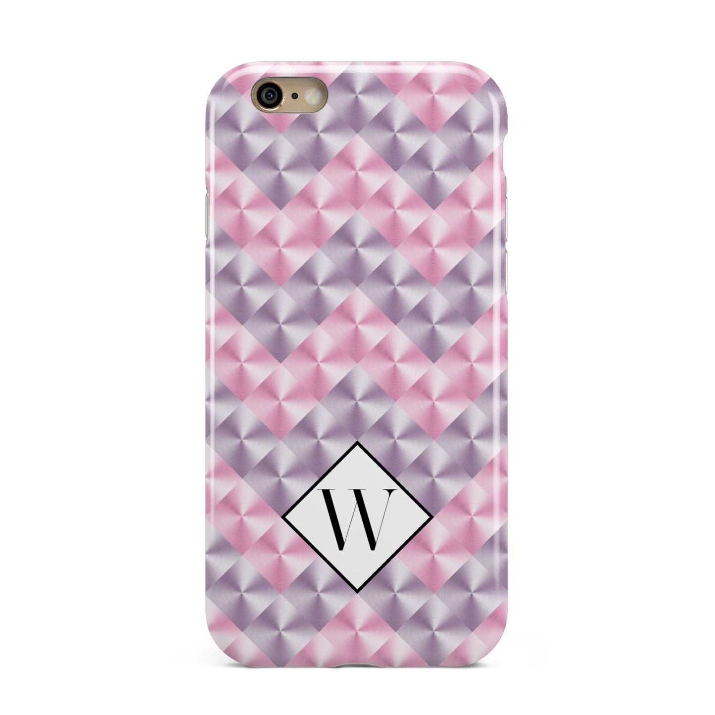 Personalised Mother Of Pearl Monogram Letter Apple iPhone 6 3D Tough Case