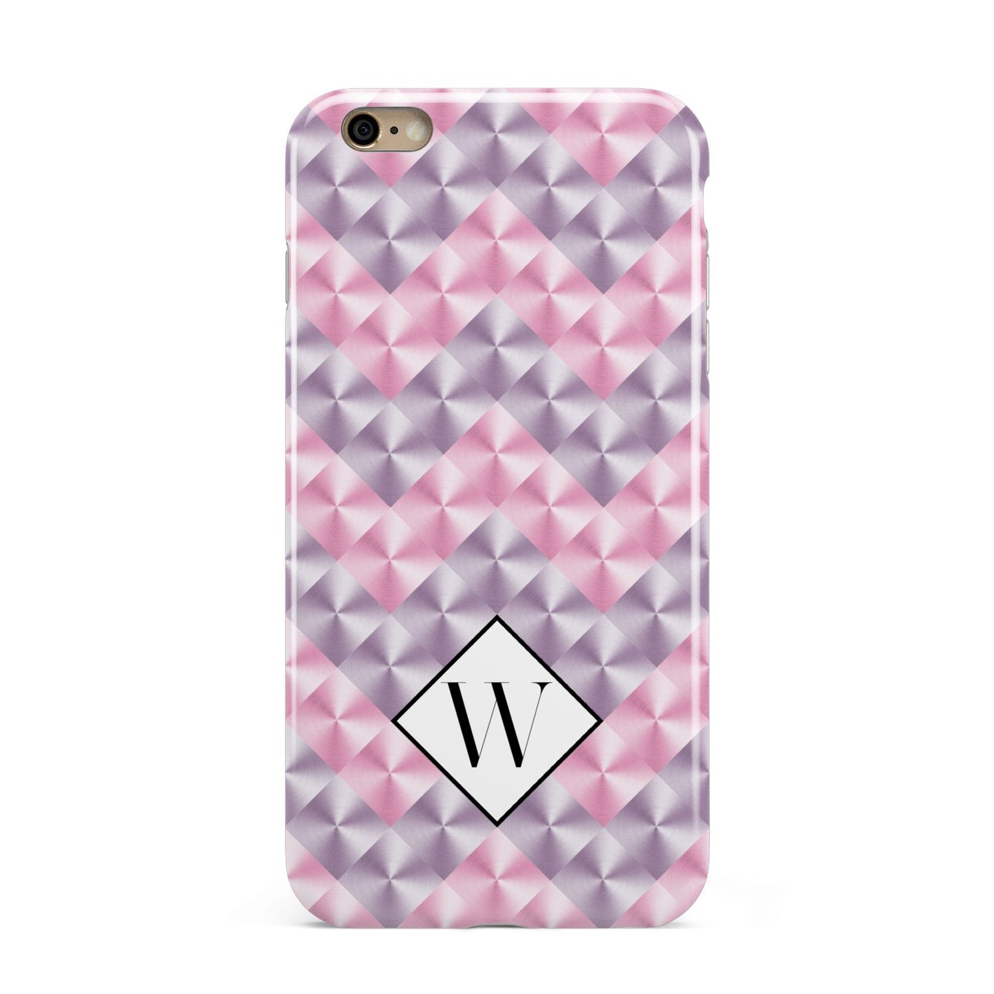 Personalised Mother Of Pearl Monogram Letter Apple iPhone 6 Plus 3D Tough Case