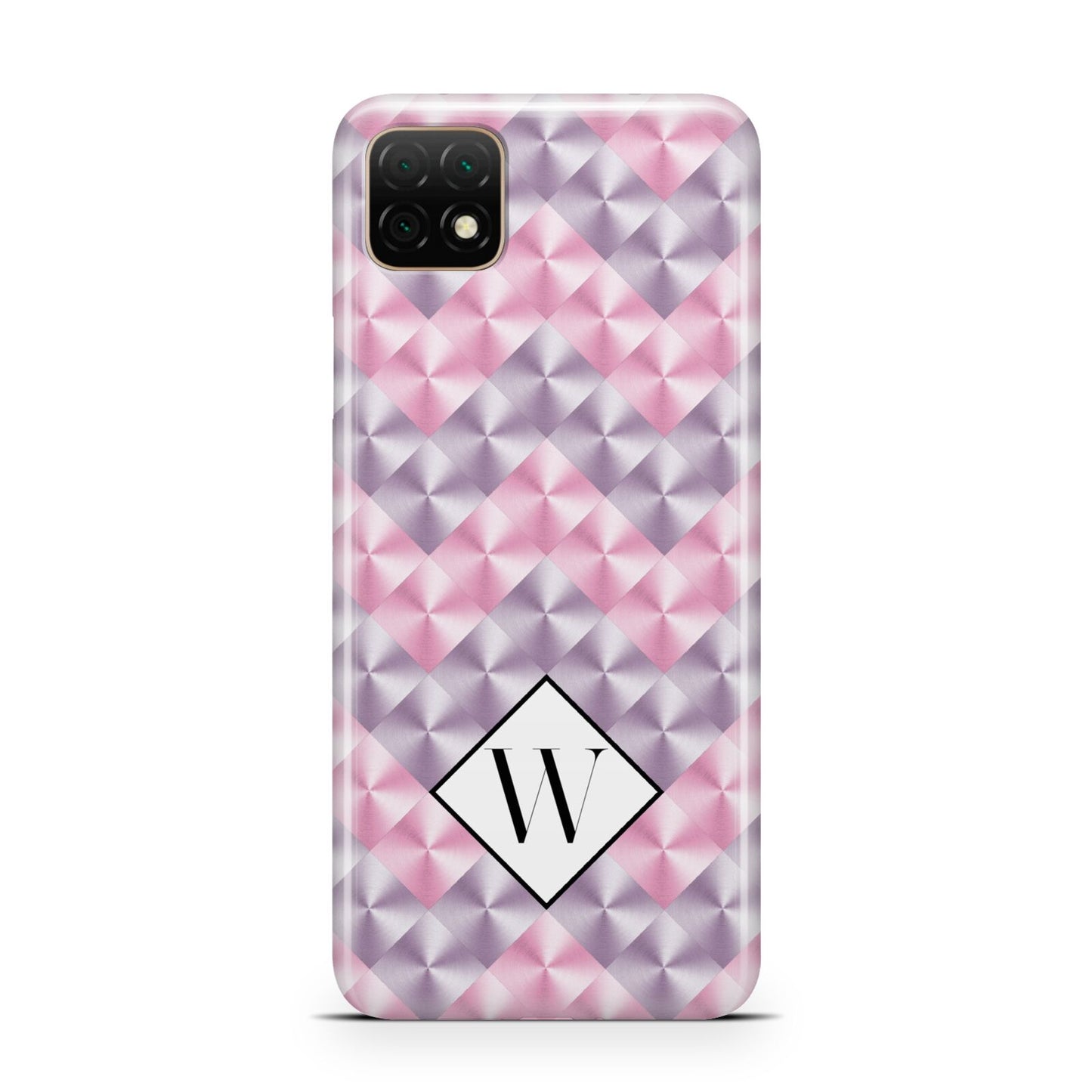 Personalised Mother Of Pearl Monogram Letter Huawei Enjoy 20 Phone Case