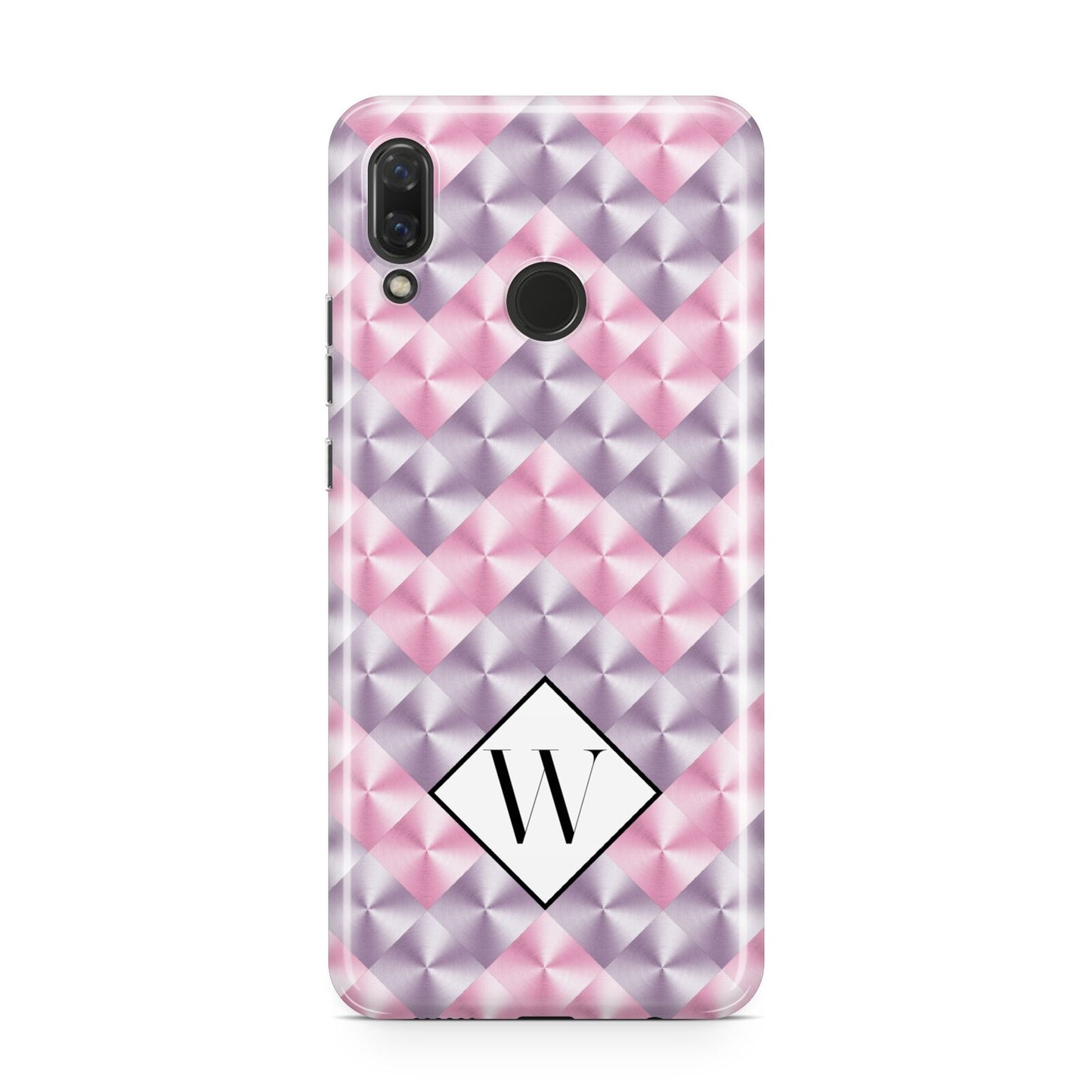 Personalised Mother Of Pearl Monogram Letter Huawei Nova 3 Phone Case