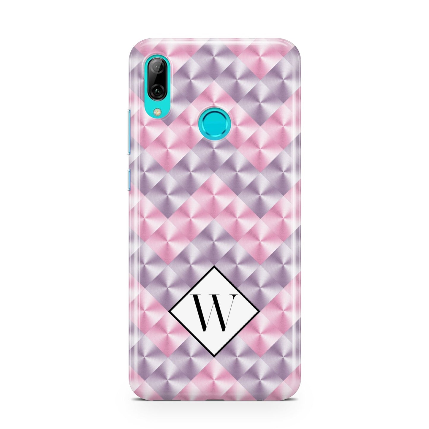 Personalised Mother Of Pearl Monogram Letter Huawei P Smart 2019 Case